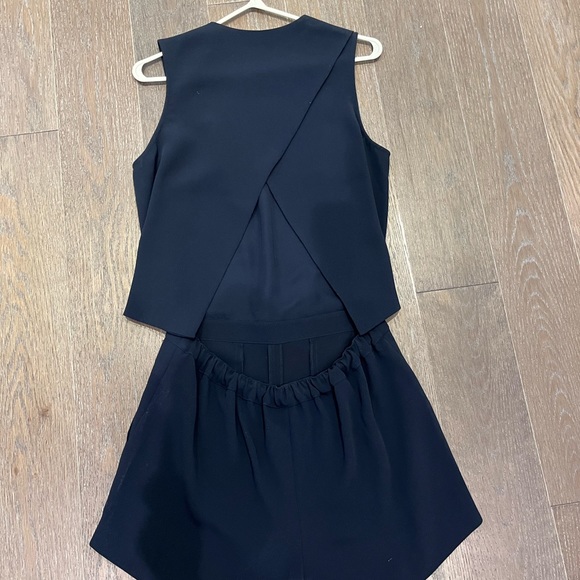 Club Monaco open back shorts romper - Picture 3 of 5